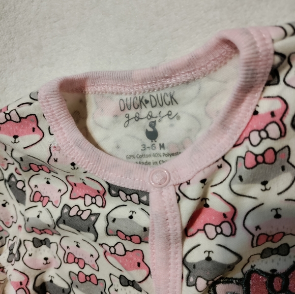 Baby girl fox pj's 3 - 6 Months - Picture 3 of 4